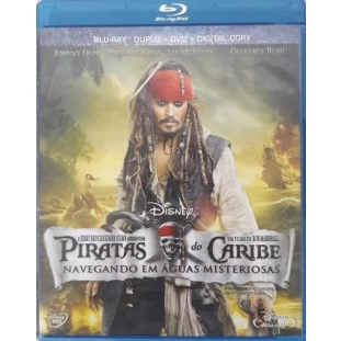 Blu-ray - Piratas do Caribe - Navegando em Águas Misteriosas - Edição com 4 discos (Johnny Depp - Penelope Cruz) 