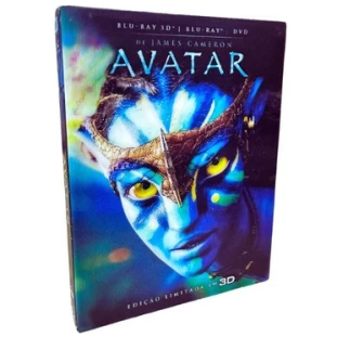 Blu-ray - Avatar - Edição de Colecionador com Luva Lenticular (DUPLO 3D + 2D)
