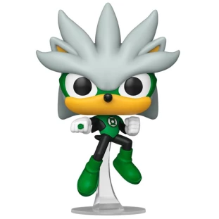 Funko Pop! Heroes - Sonic The Hedgehog 592 - Silver as The Green Lantern