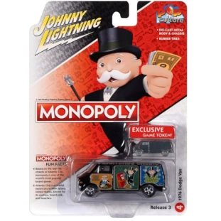 Johnny Lightning - Pop Culture - Monopoly - Exclusive Game Token! - 1976 Dodge Van