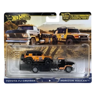 Hot Wheels Premium - Car Culture - Team Transport - Toyota FJ Cruiser - Horizon Hauler #81