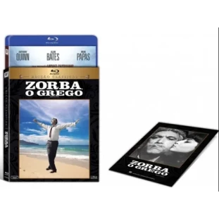 Blu-ray - Zorba - O Grego - Edição Clássicos (Com luva e foto exclusiva filme)