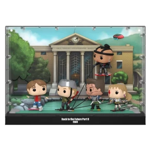 Funko Pop! Deluxe - Moment - De Volta Para o Futuro 2 - Hoverboard Chase 11 (Marty McFly - Griff Tannen - Data - Whitey - Spike)