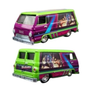 Hot Wheels Premium - Pop Culture - He-Man - Mestres do Universo (HXD63 - JBL69) - ´66 Dodge A100