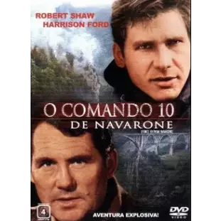 DVD - O Comando 10 de Navarone (Harrison Ford - Robert Shaw)