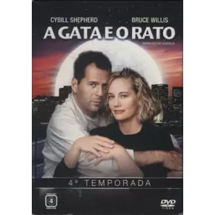 DVD - A Gata e o Rato - 4ª Temporada Completa (Bruce Willis - Cybill Shepherd)