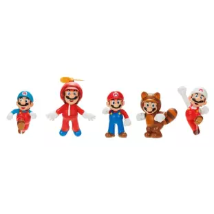 Brinquedo - Super Mario - 5 Figuras (Jakks)