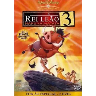 DVD - O Rei Leão 3 - Hakuna Matata - Edição Especial (DUPLO) - Nathan Lane - Matthew Broderick - Ernie Sabella