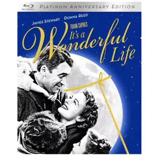 Blu-ray - A Felicidade Não se Compra - DUPLO - Versão Colorida e Preto e Branco (James Stewart - Donna Reed - Frank Capra)