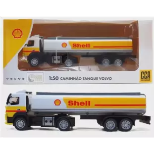 Miniatura - Caminhão Tanque Shell - Volvo - Escala 1/50 - CCA (California Toys)