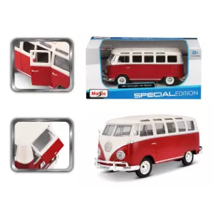 Miniatura - Volkswagen Van "Samba" - Escala 1/25 (Maisto) - Special Edition