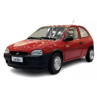 Miniatura - Chevrolet Corsa Vermelho 1994 - Escala 1/24 - California Classics (California Toys)