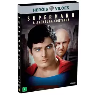 DVD - Superman 2 - A Aventura Continua (Christopher Reeve - Gene Hackman - Terence Stamp - Margot Kidder - Richard Lester