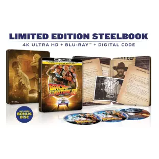 Blu-ray 4k Steelbook - De Volta Para o Futuro 3 - Limited Edition