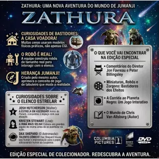 DVD - Zathura - Uma Aventura Espacial - Edição Especial (Kristen Stewart - Tim Robbins - Frank Oz - Josh Hutcherson - Jon Favreau)