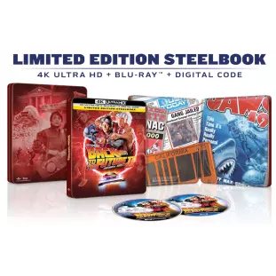 Blu-ray 4k Steelbook - De Volta Para o Futuro 2 - Limited Edition