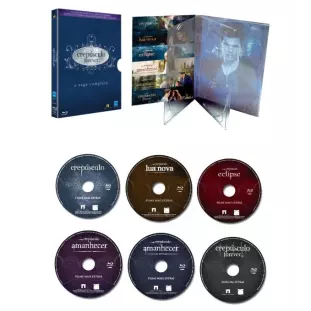 Blu-ray - Crepúsculo Forever -  A Saga Completa (6 Discos - 2 Horas só de extras inéditos)