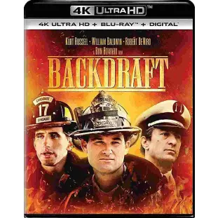 Blu-ray 4K - Cortina de Fogo - Edição de Colecionador (Kurt Russell, William Baldwin, Robert De Niro)
