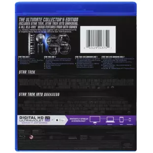 Blu-ray - Star Trek - The Compendium (Star Trek + Star Trek Além da Escuridão) - 4 Discos - 2 Filmes - 2 Extras