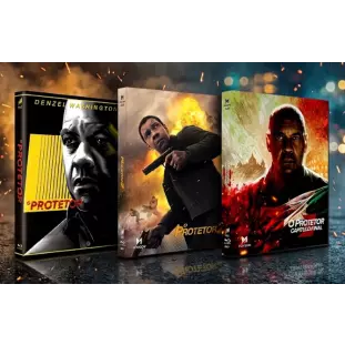 Blu-ray - O Protetor - Coleção Completa (Exclusivo) - 3 Filmes - Denzel Washington