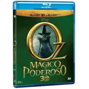 Blu-ray - Oz - Mágico e Poderoso (Duplo) - James Franco - Mila Kunis - Rachel Weisz - Bruce Campbell