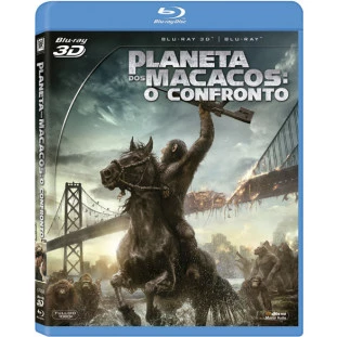 Blu-ray - Planeta dos Macacos - O Confronto (3D + 2D) - Jason Clark - Gary Oldman - Andy Serkis