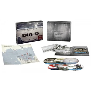Blu-ray - Dia D - 70º Aniversário - Edição de Colecionador (5 Filmes) - Mapa + Cards