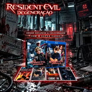 Blu-ray - Resident Evil - Degeneração - Edição de Colecionador Limitada (Exclusivo)