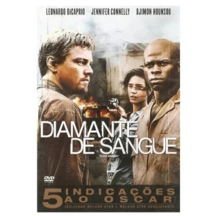 DVD - Diamante de Sangue - Edição de Colecionador com Luva (Leonardo Di Caprio - Jennifer Connelly - Djimon Hounsou)