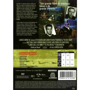 DVD - Fugindo do Inferno - Edição Especial (DUPLO) - Steve McQueen