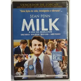 DVD - Milk - A Voz da Igualdade (Sean Penn - James Franco - Diego Luna - Josh Brolin)