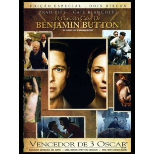 O Curioso Caso de Benjamin Button - Edição Especial (DUPLO) - Brad Pitt - Cate Blanchett