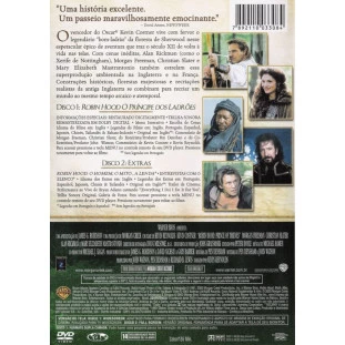 DVD - Robin Hood - O Príncipe dos Ladrões Edição Especial - DUPLO (Kevin Costner) 