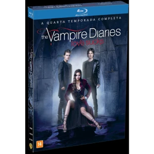 Blu-ray - The Vampire Diaries - 4ª Temporada Completa - Edição de Colecionador (3 Cards Exclusivos)