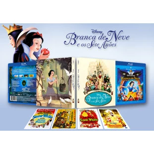 Blu-ray - Branca de Neve e os Sete Anões - Edição Limitada e Numerada (DUPLO) - Exclusivo