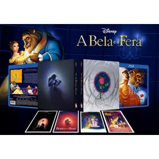 Blu-ray - A Bela e a Fera - (DUPLO) - Edição Limitada e Numerada (Exclusivo)