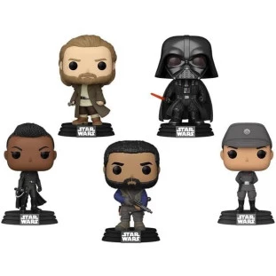 Funko - Star Wars - OBI-Wan Kenobi, Darth Vader, Kawlan Roken, Tala Durith e Reva (Exclusive Wal-Mart)
