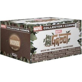 Funko Marvel Collector Corp - We Are Groot (2 Funkos + Camiseta + Botton + Adesivo)