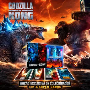 Blu-ray - Godzilla Vs. Kong - Edição de Colecionador Limitada (Exclusivo)