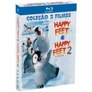 Blu-ray - Happy Feet - Coleção Completa - Edição com Luva