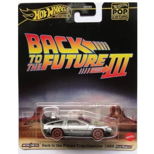 Hot Wheels Premium - Pop Culture HXD63 - De Volta Para o Futuro 3 - Back To The Future Time Machine 1955