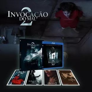 Blu-ray - Invocação do Mal 2 - Edição de Colecionador (Vera Farmiga - Patrick Wilson - James Wan) - Exclusivo