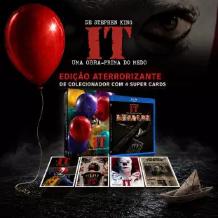 Blu-ray - It: Uma Obra-Prima do Medo - Edição de Colecionador (Exclusivo)