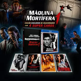 Blu-ray - Máquina Mortífera 1 - Edição de Colecionador (Exclusivo) - Mel Gibson - Danny Glover