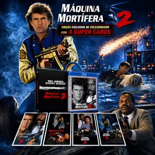 Blu-ray - Máquina Mortífera 2 - Edição de Colecionador (Exclusivo) - Mel Gibson - Danny Glover