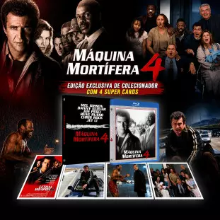 Blu-ray - Máquina Mortífera 4 - Edição de Colecionador (Exclusivo) - Mel Gibson - Danny Glover - Rene Russo - Richard Donner