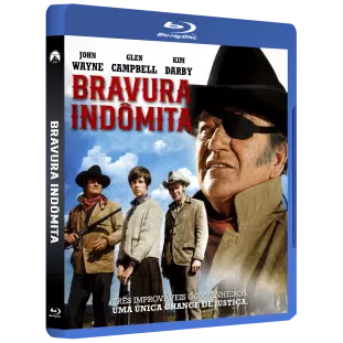 Blu-ray - Bravura Indômita (1969) - Edição de Colecionador (Exclusivo) - Jhon Wayne - Glen Campbell - Kim Darby