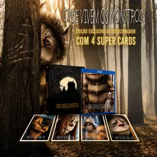 Blu-ray - Onde Vivem os Monstros - Edição de Colecionador Limitada (Exclusivo) - James Gandolfini - Mark Ruffalo - Forest Whitaker - Catherine O’Hara - Paul Dano - Spike Jonze
