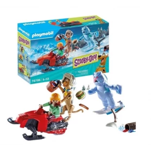 Playmobil - Scooby-Doo! Aventura Com Fantasma Da Neve (70706)