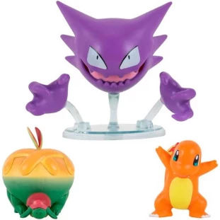 Pokémon - Battle Figure Set (Pikachu + Wynaut + Leafeon)